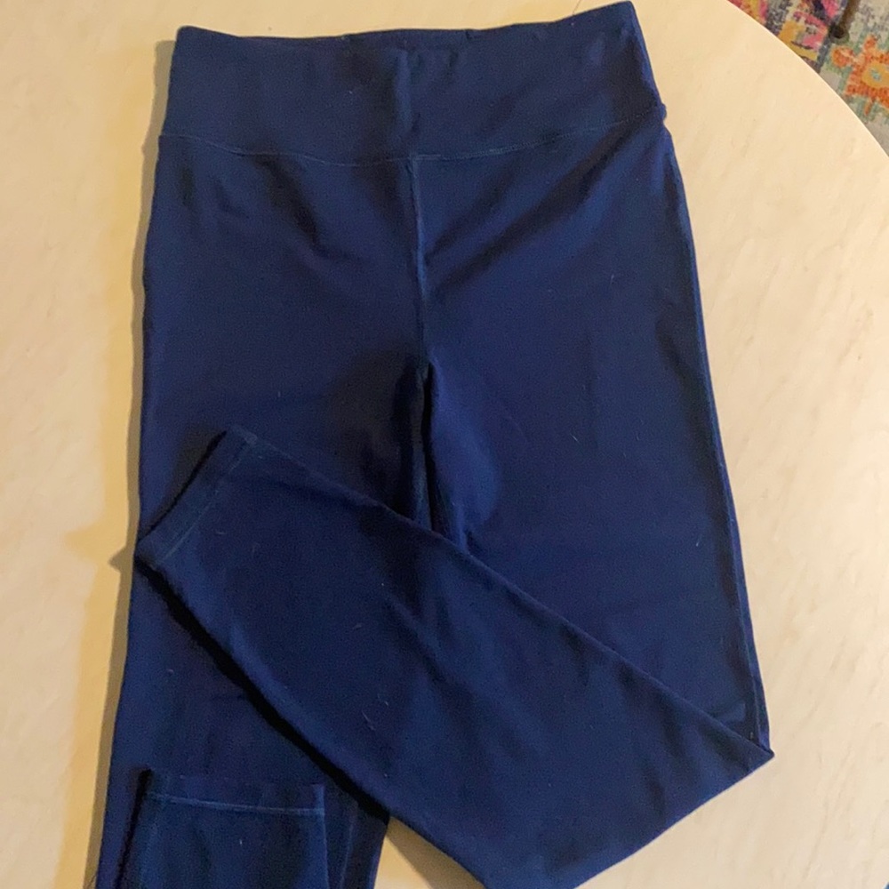 J. Crew navy knit goods high waist Leggings